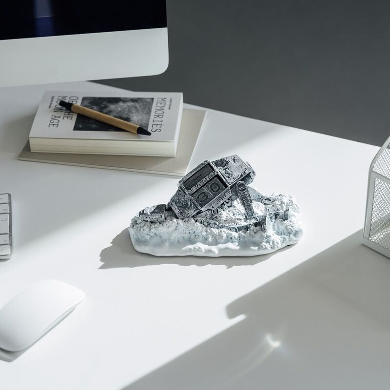 3D evighetskalender - Star Wars AT-AT Shot Down Design