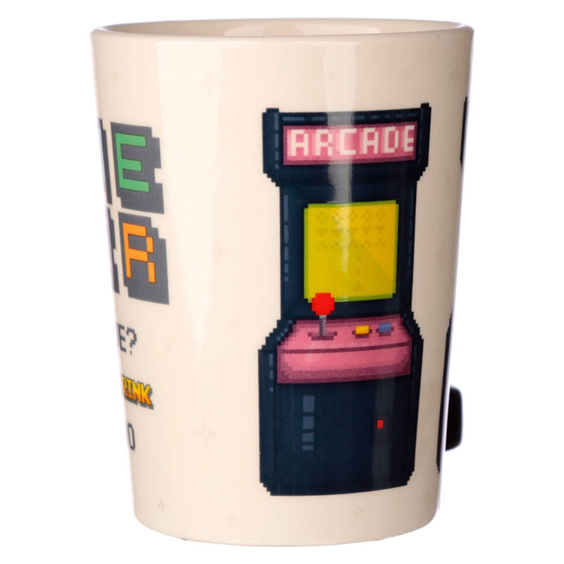Arcade Handle Mug för spel, Joystick Design, 11 oz