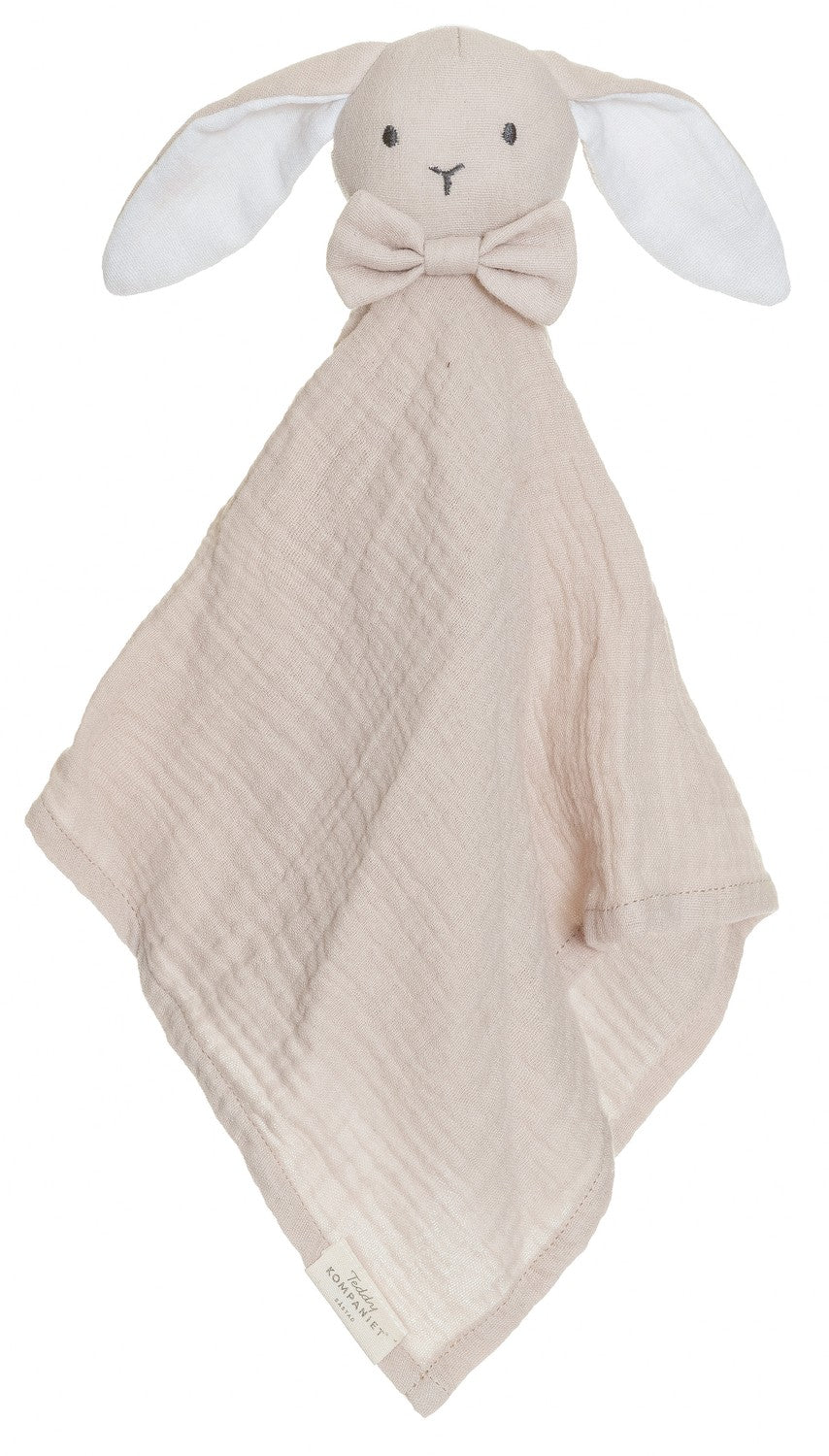 Babytäcke, Muslinbomull, Kaninmönster, 40x40cm