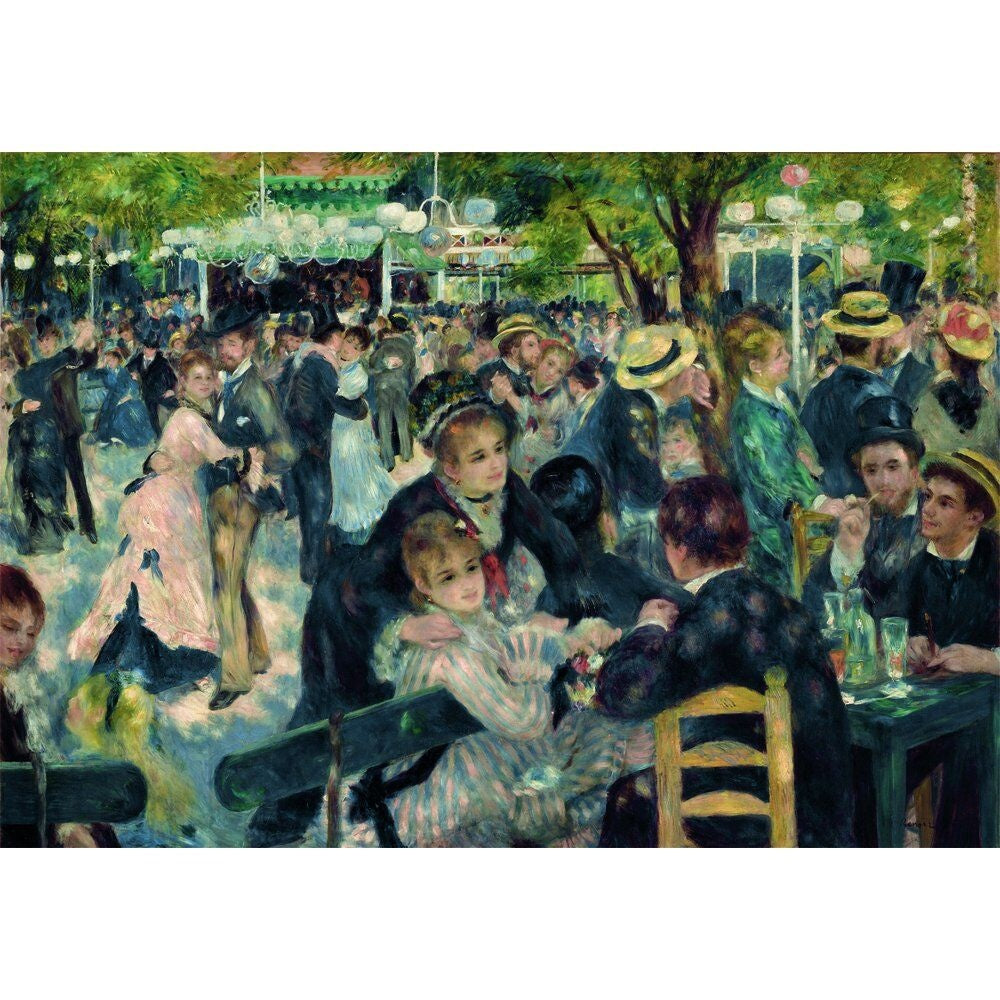 Bal Du Moulin de la Galette 1000-bitars pussel för konstälskare