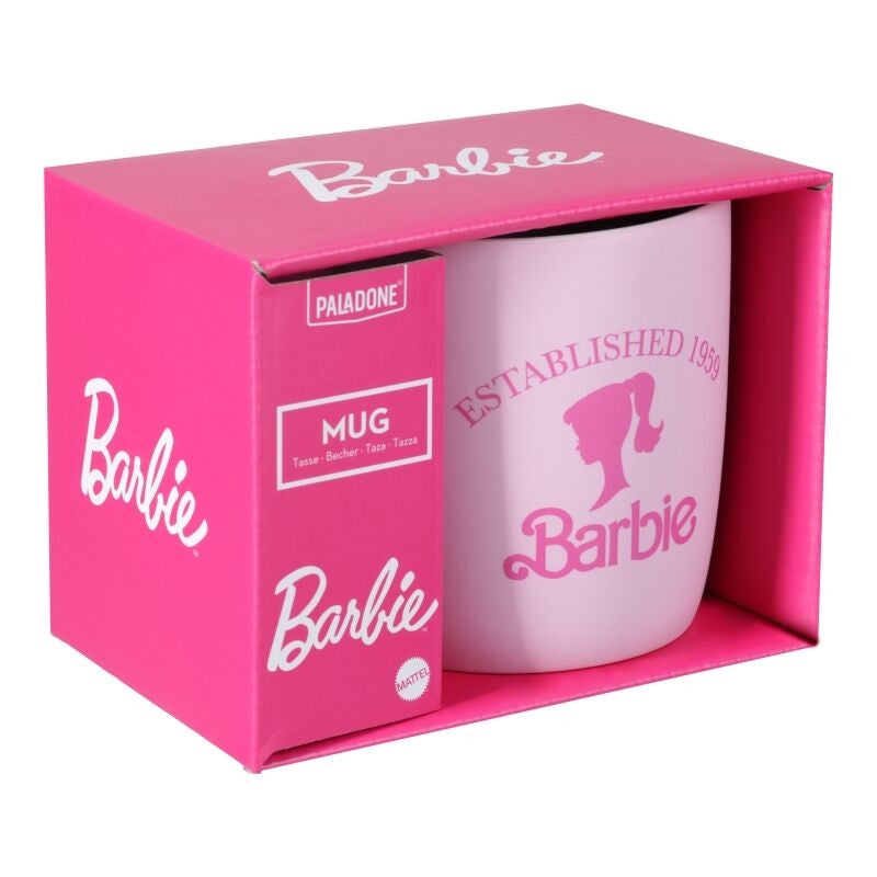 Barbie 400 ml mugg - perfekt för kaffe, te eller varma drycker