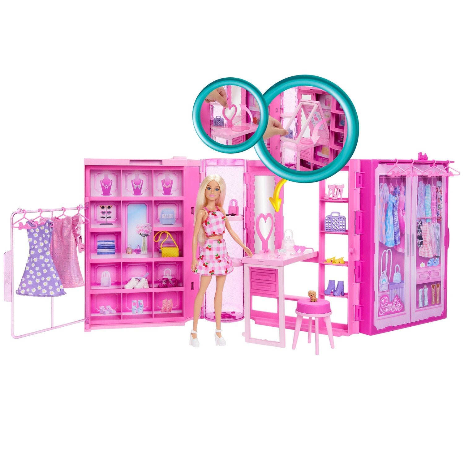 Barbie Fashion Sjov garderobe og dukke