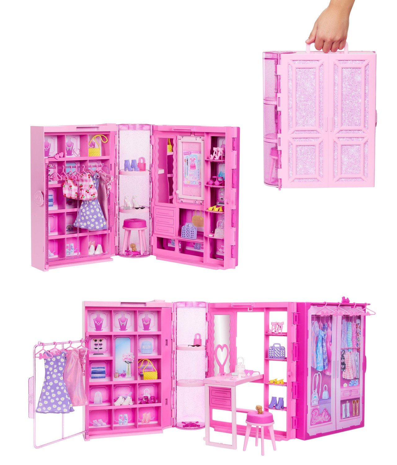 Barbie Fashion Sjov garderobe og dukke