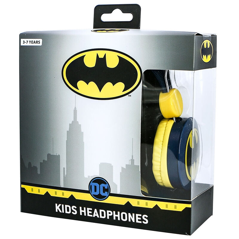 Batman logotyp hörlurar, trådbundna, lätt design