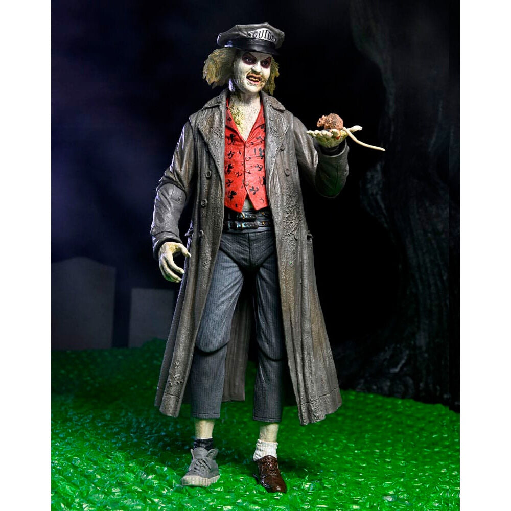 Beetlejuice 1988 Ultimate Tour Guide Figur, 18 cm lång