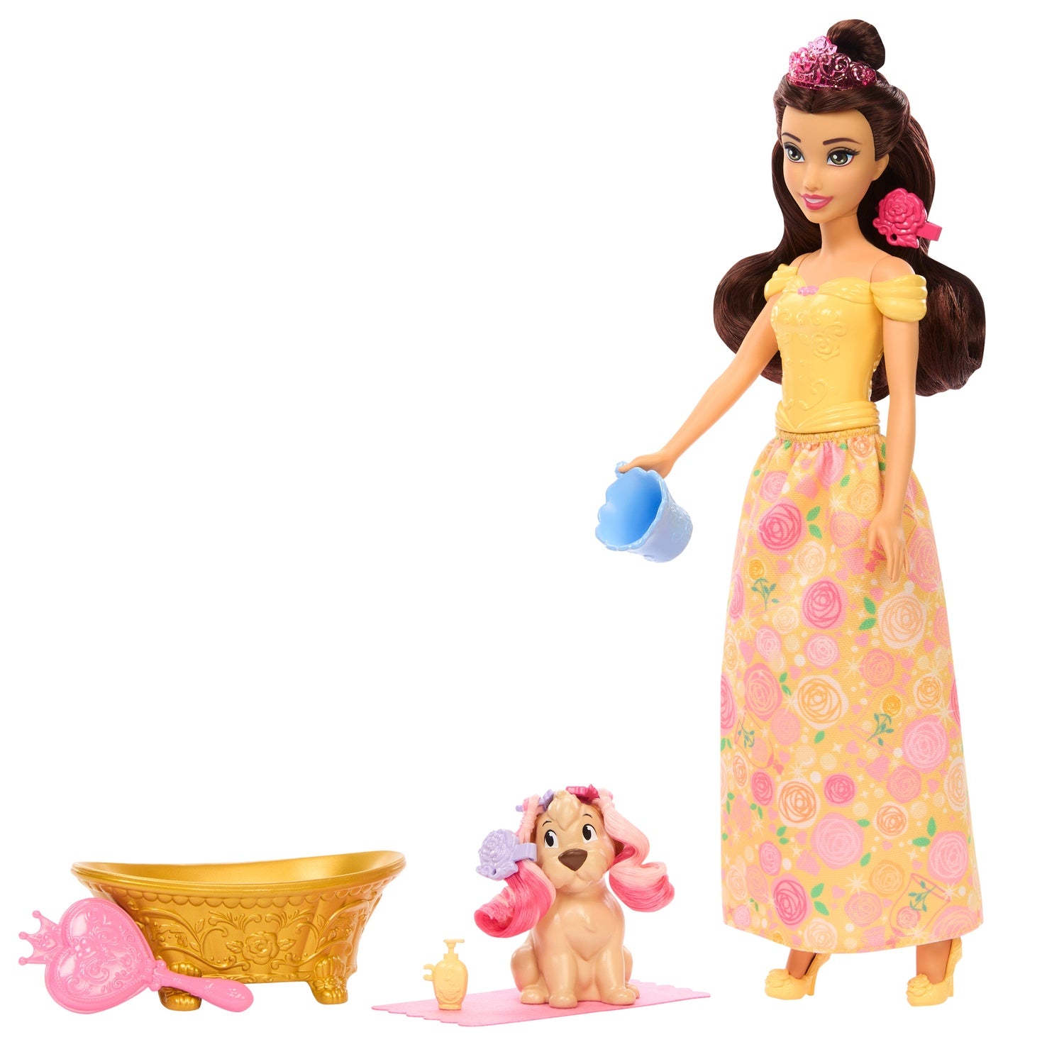 Belle Prinsessdocka & Husdjursbadlekset med Tillbehör