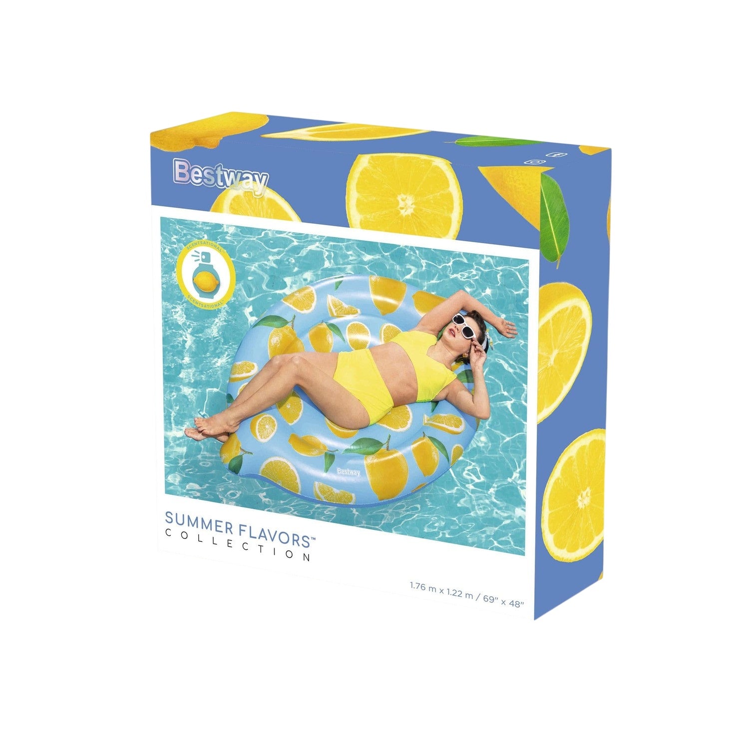 Bestway Citron Badmadrass 176 X 122 Cm