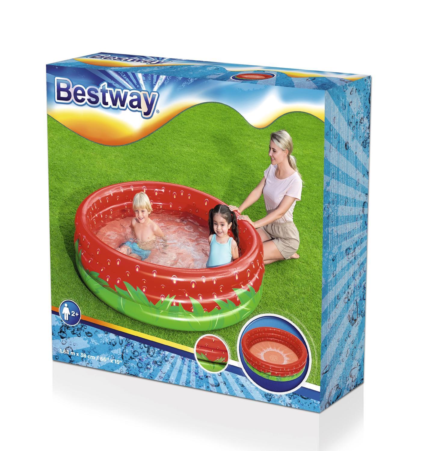 Bestway Pool Jordgubbe 160 X 38 Cm