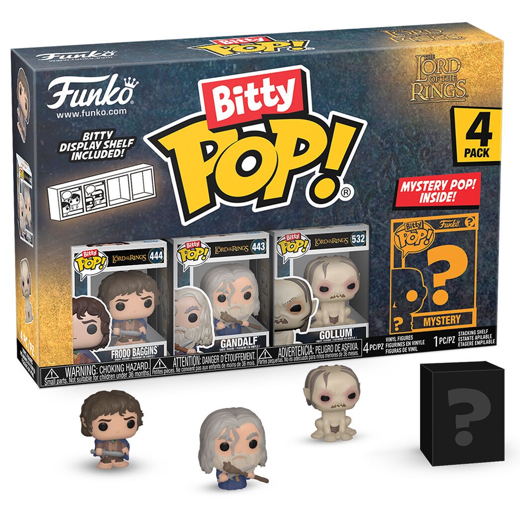 Blister 4-pack Bitty POP Figurer: Sagan om ringen Frodo