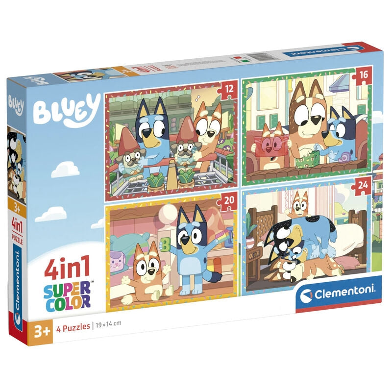 Bluey Pussel Set - 12, 16, 20, 24 bitar för barn