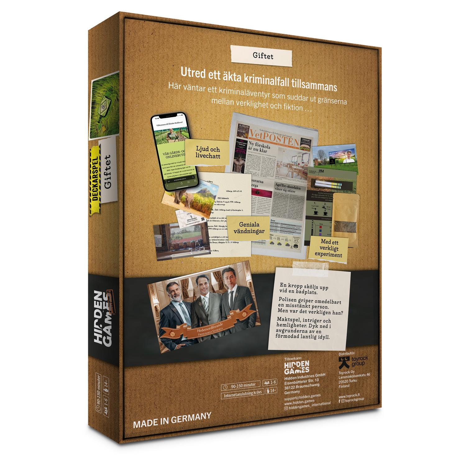 Brottsplats Brädspel - Mysterie Pusseläventyr