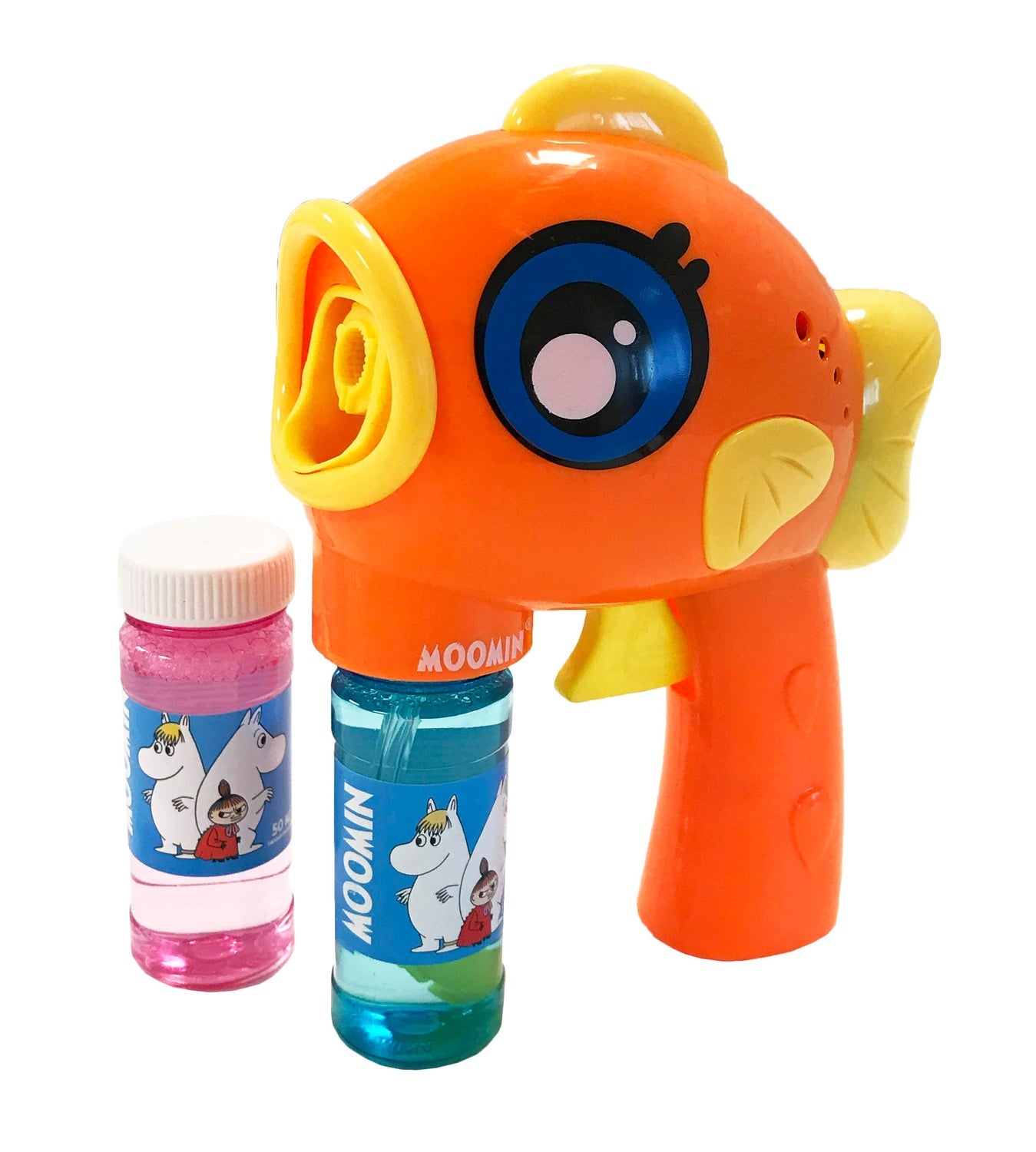 Bubbelpistol med vätska, fiskformad, 50ml