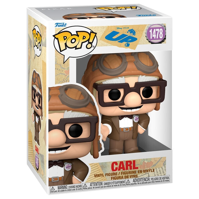 Carl Actionfigur från Disney Pixars UP, 7-tums samlarobjekt