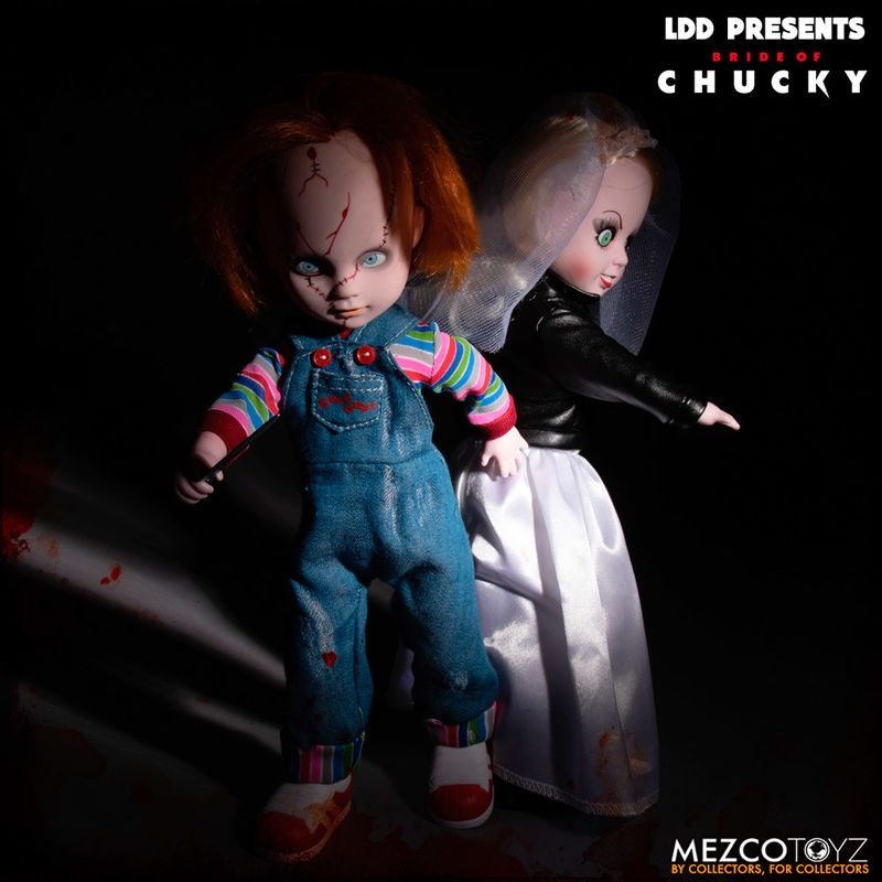 Chucky och Tiffany Living Dead Dolls - 25 cm Figurer Pack