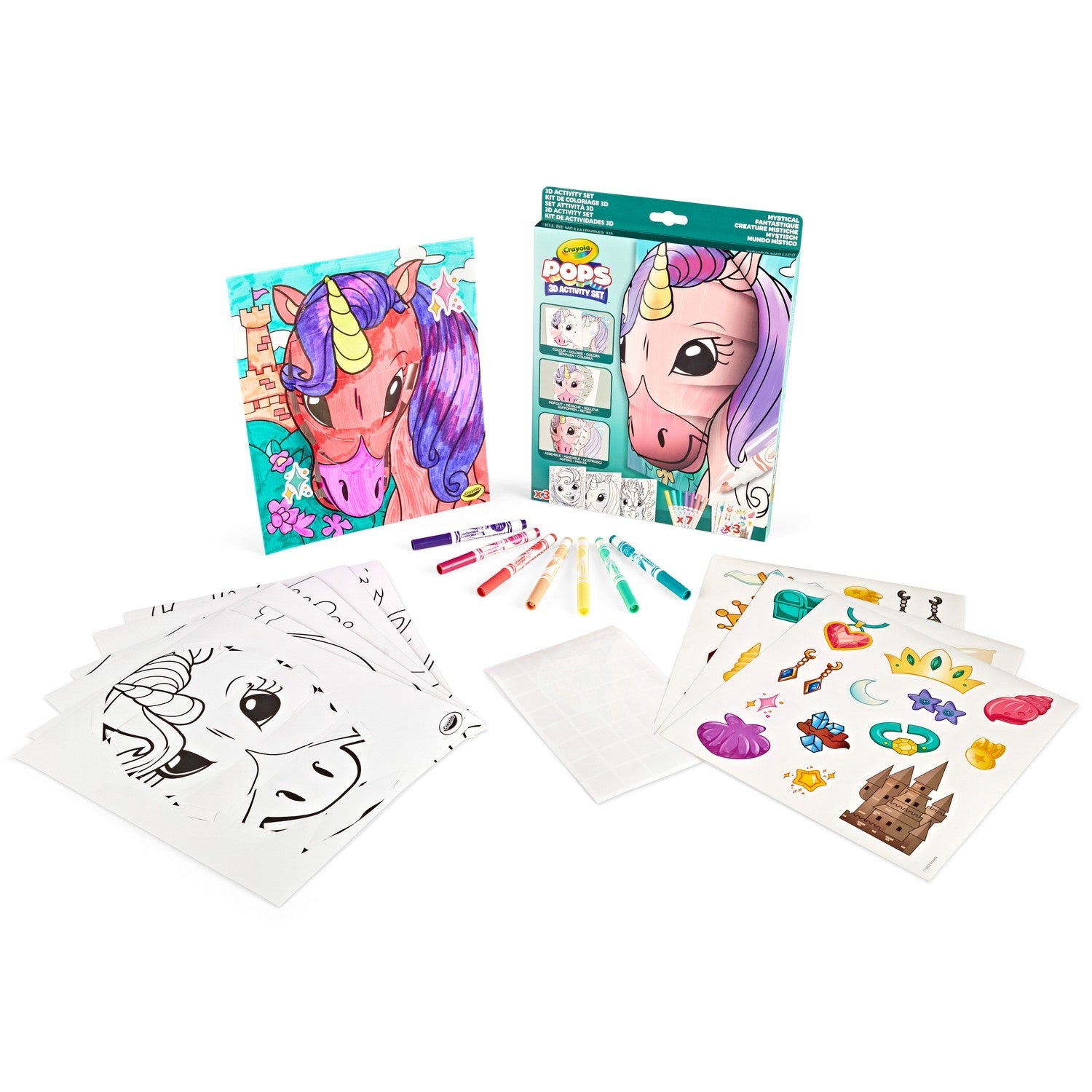 Crayola Pops 3D Enhörning