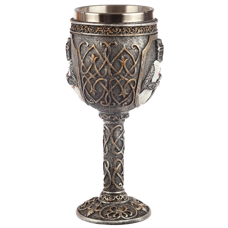 Crusader Knight Goblet - Medeltida design, slitstarkt material