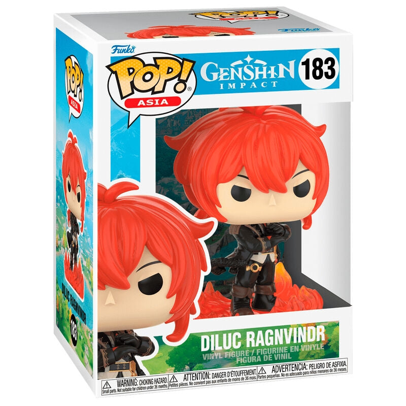 Diluc Ragnvindr POP-figur - Genshin Impact Samlarleksak