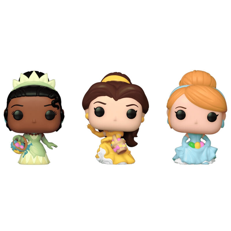 Disney Princess Morot POP-figurer - Askungen, Tiana, Belle