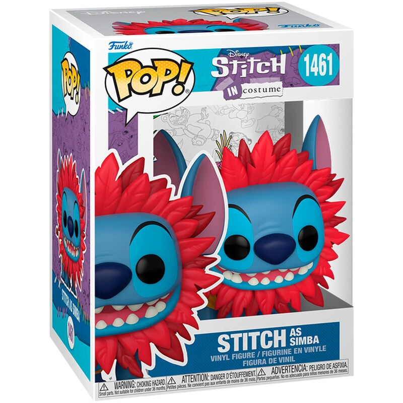 Disney Stitch som Simba plyschleksak, 12-tums mjukt gosedjur