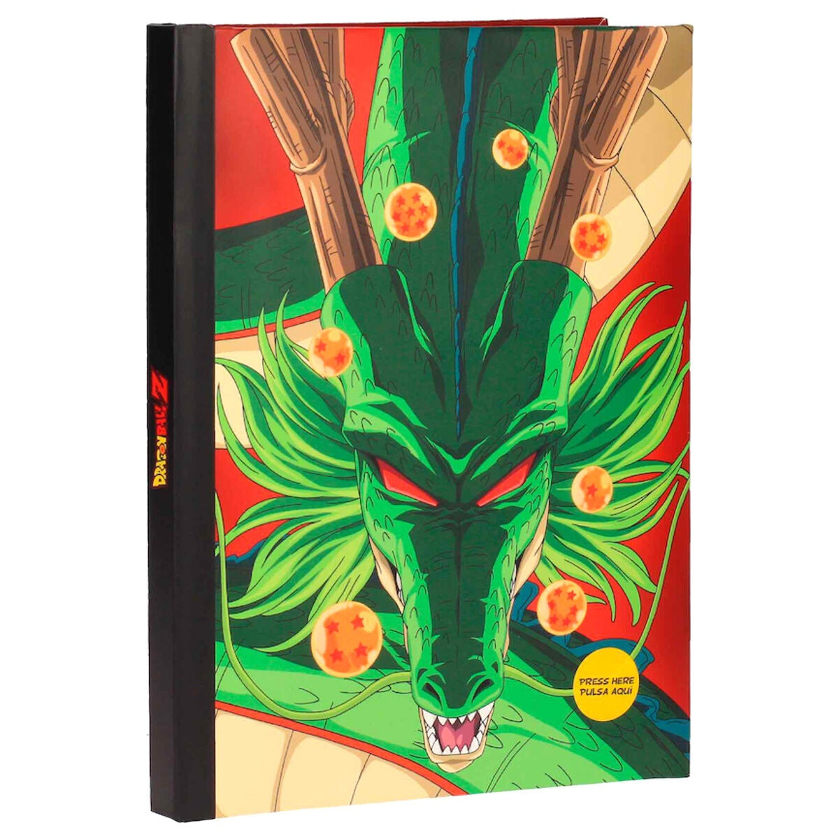 Dragon Ball Shenron A5 Notebook med LED-lampor