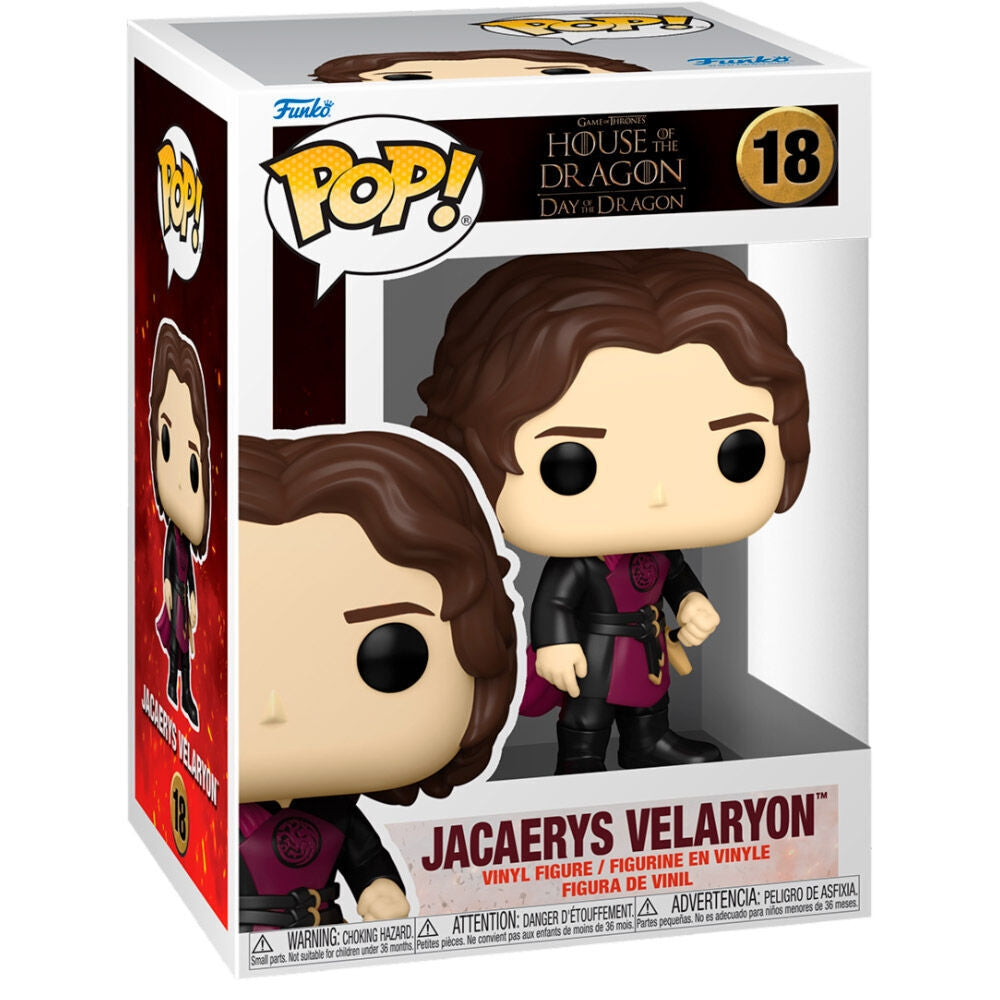 Drakens hus Jarcarys Valaryon POP-figur, 3-tum