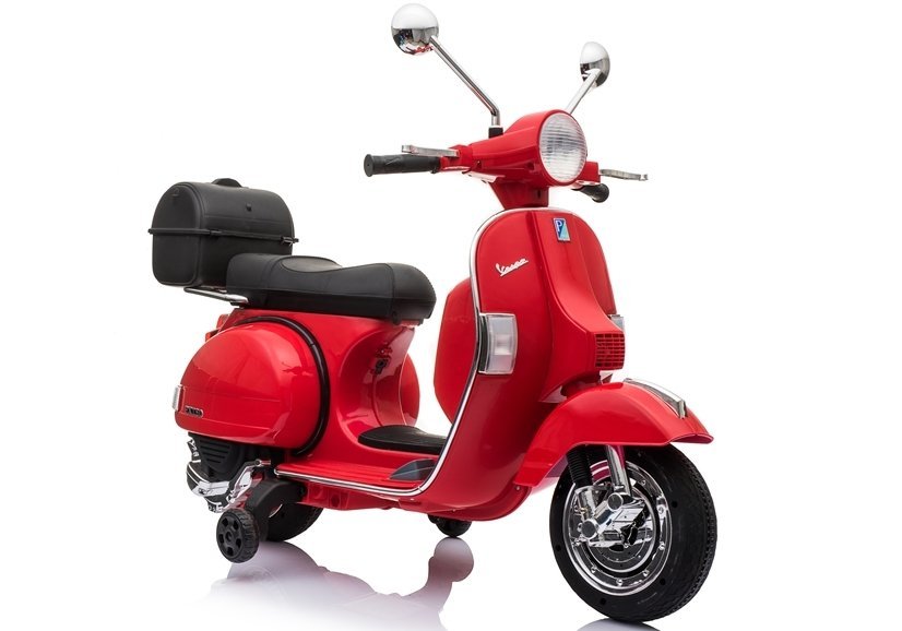 Elektrisk skoter, Red Vespa Style, batteridriven