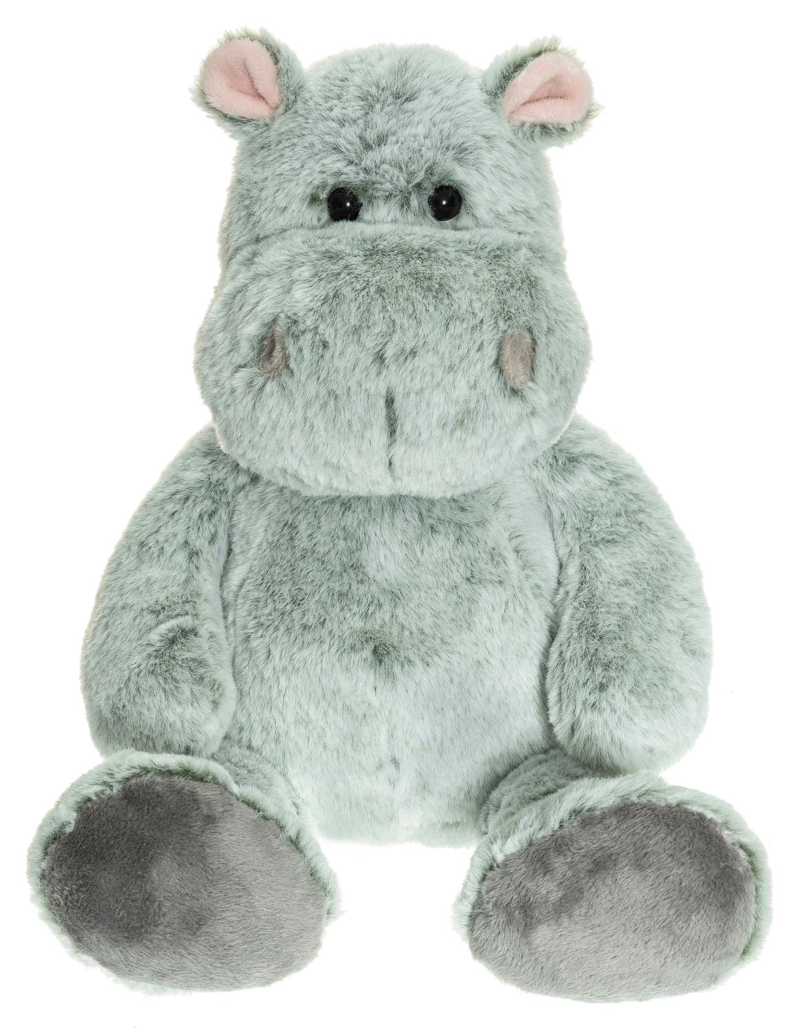 Flodhästplyschleksak, supermjuk, 36 cm, maskintvättbar