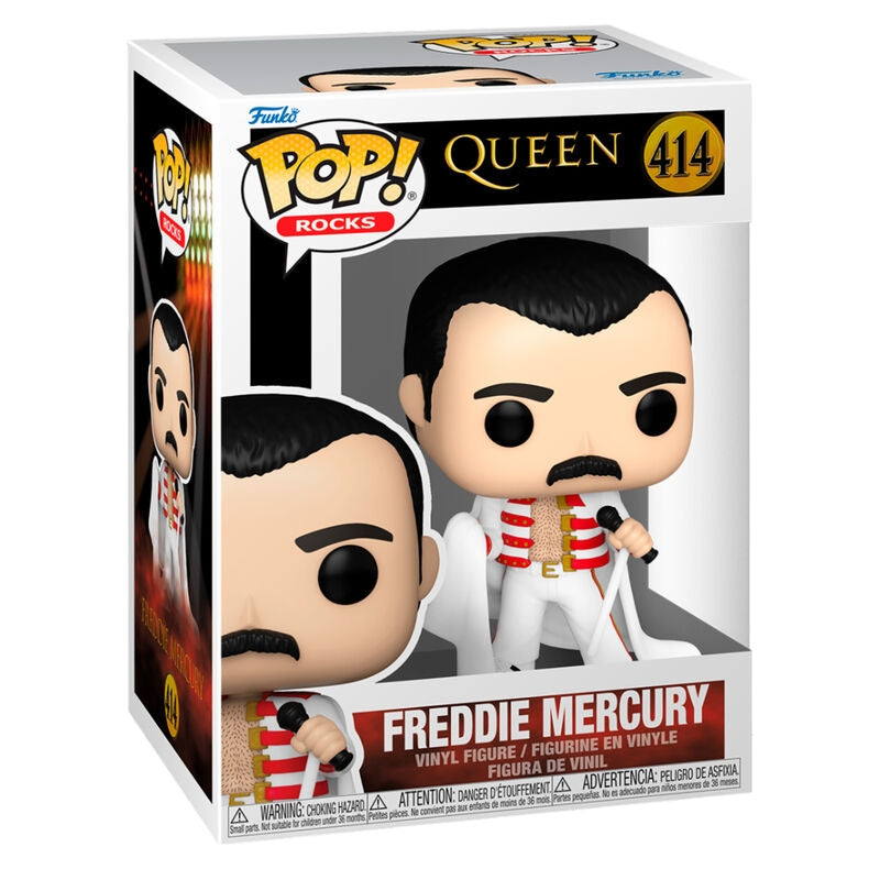 Freddie Mercury Popfigur, 3,75-tums samlarleksak