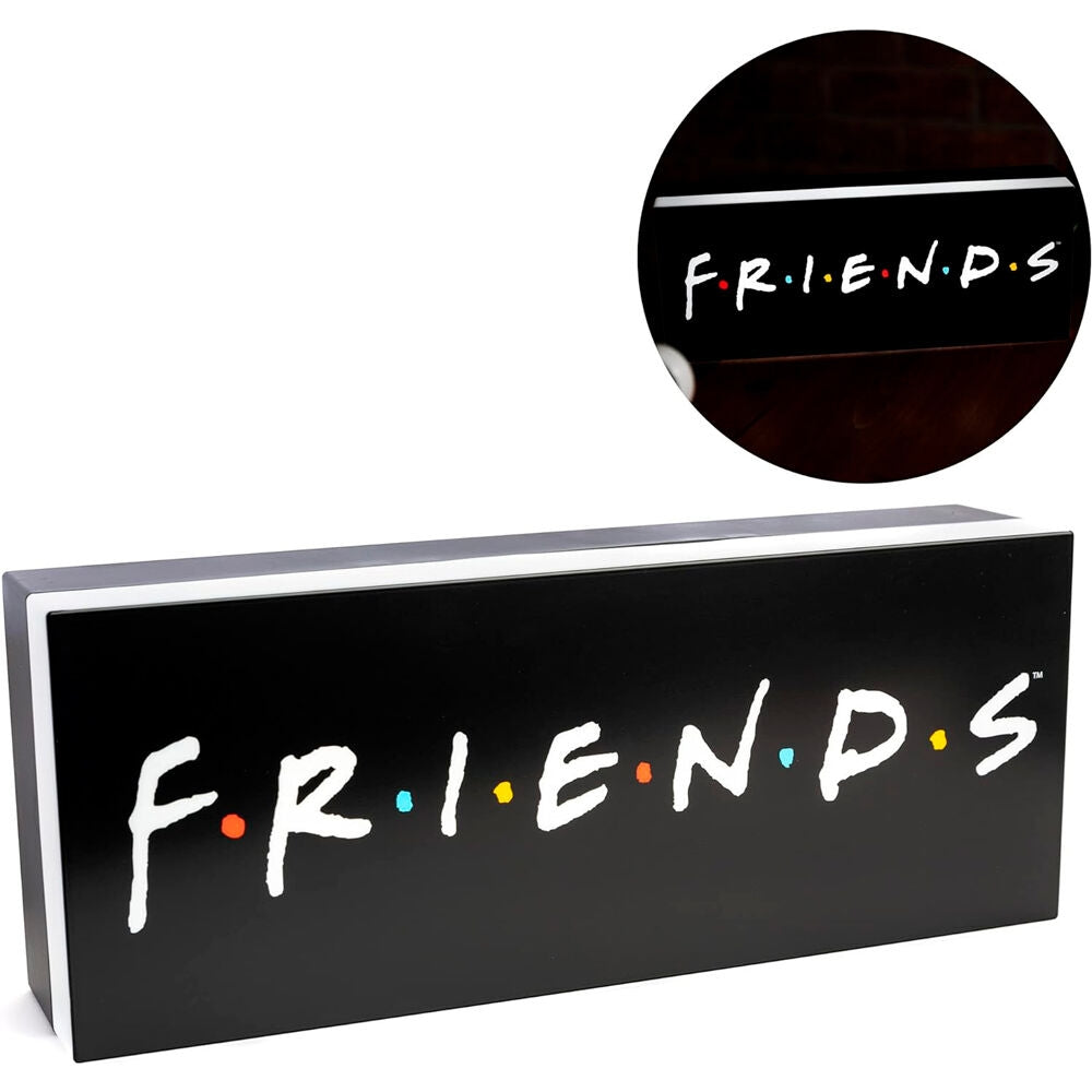 Friends Logo Bordslampa – LED, modern design, 16 tum