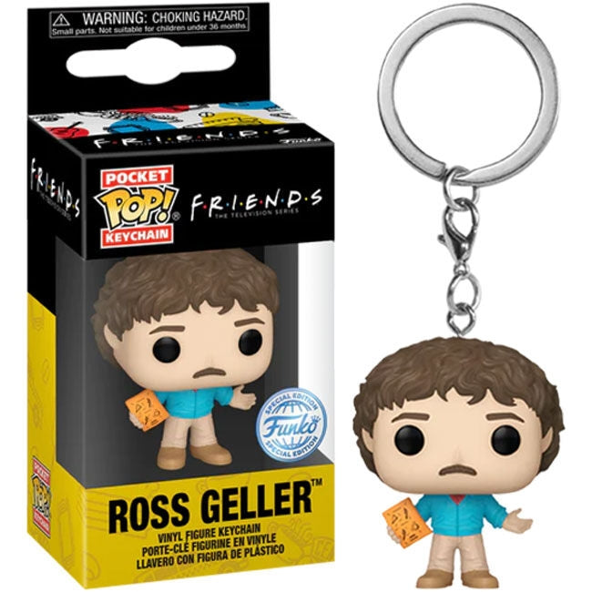 Friends Ross Geller Pocket POP-nyckelring, exklusivt samlarobjekt
