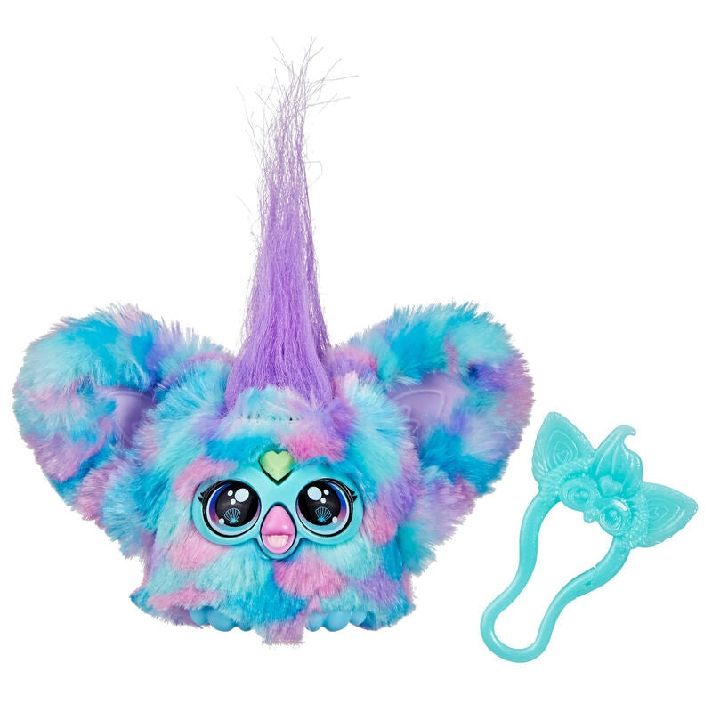 Furby minileksak med interaktiva funktioner och färgglad design