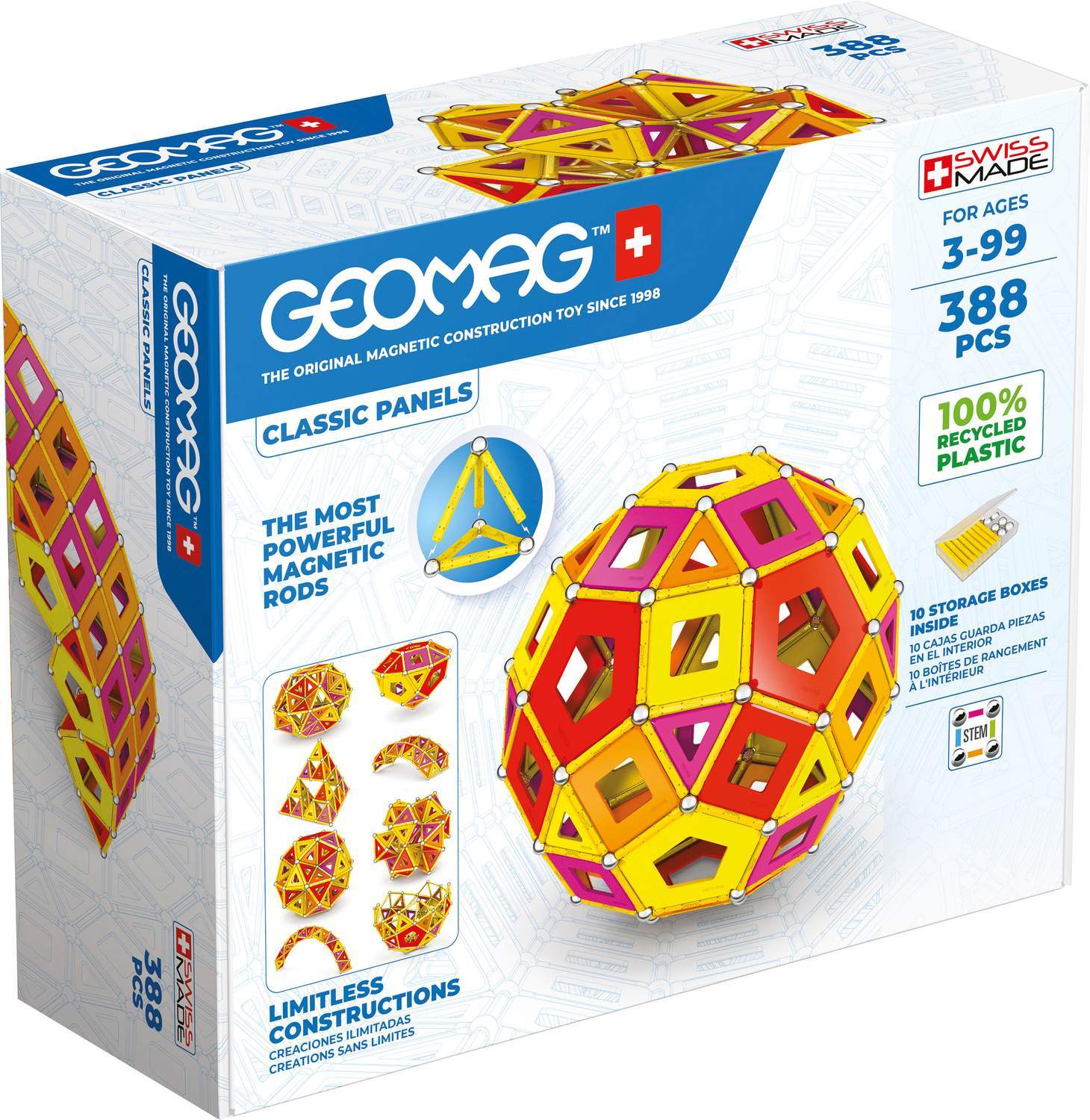 Geomag Classic Panels Master 388 Dele