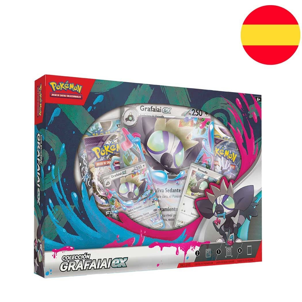 Grafaiai EX Pokémon Trading Card Game Box – spansk utgåva