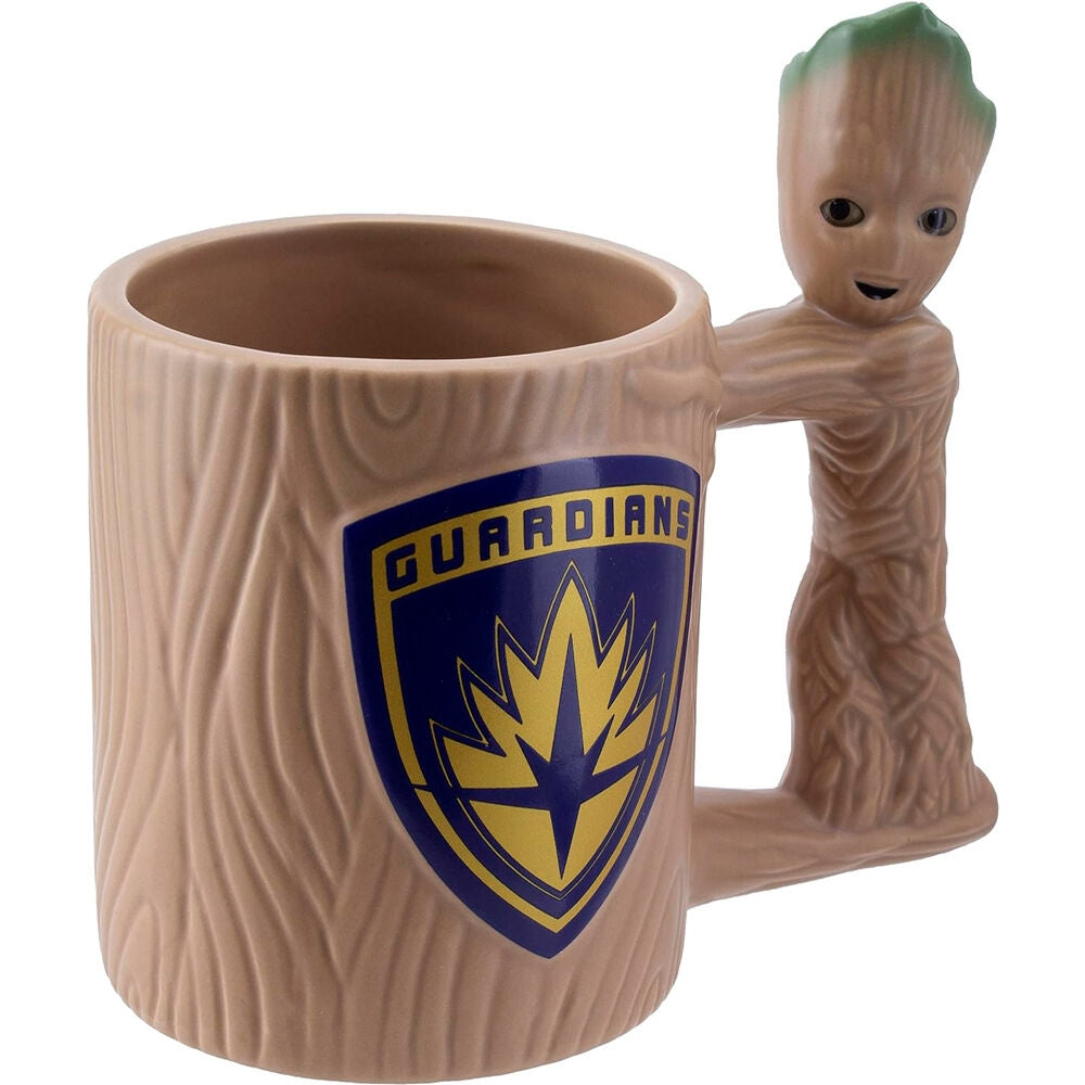 Groot 3D-mugg, 300 ml kapacitet, Marvel Guardians of the Galaxy