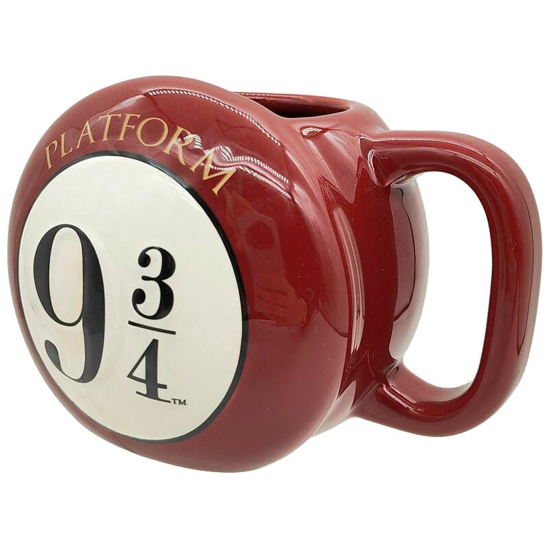 Harry Potter 3D-mugg, Plattform 9 3/4 Design, Keramik