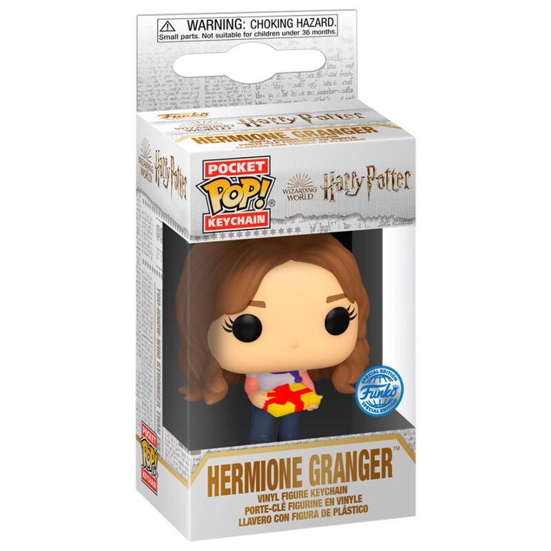 Harry Potter Holiday Hermione Pocket POP-nyckelring Exklusiv