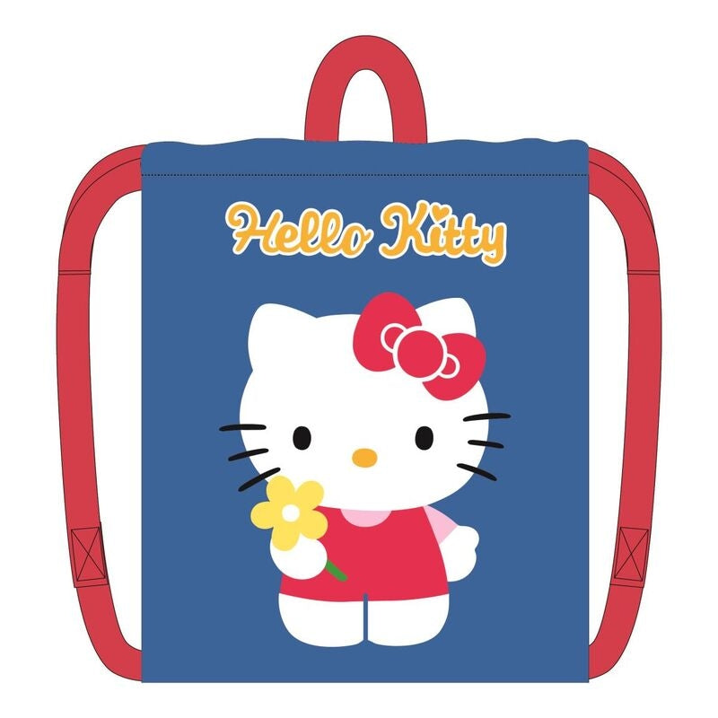 Hello Kitty Gym Bag 33cm med justerbar rem och dragkedja