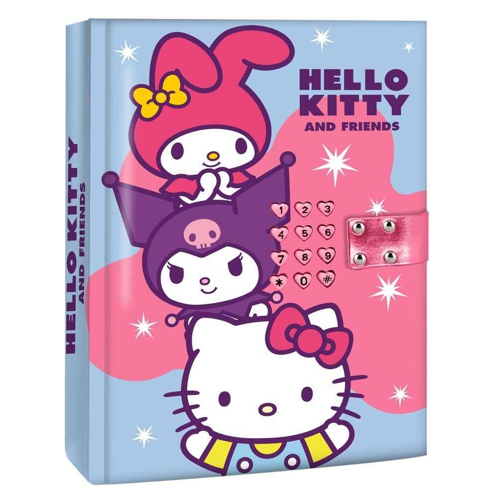 Hello Kitty elektronisk dagbok med hemligt lås och ljud