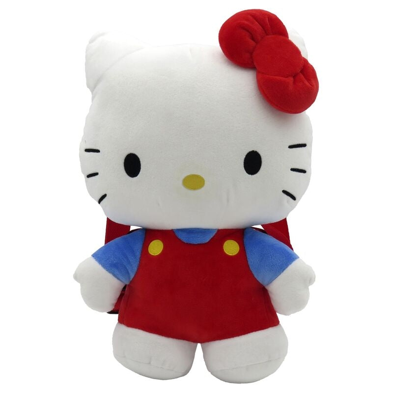 Hello Kitty plyschryggsäck 35 cm för barn, mjuk och söt