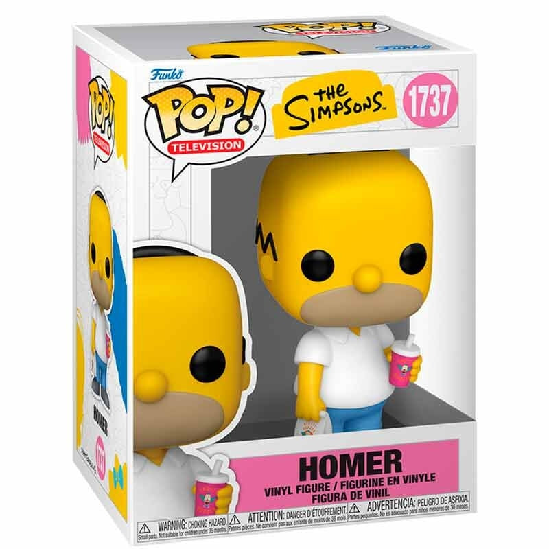 Homer Simpson popfigur – samlarbar vinylleksak, 4-tum
