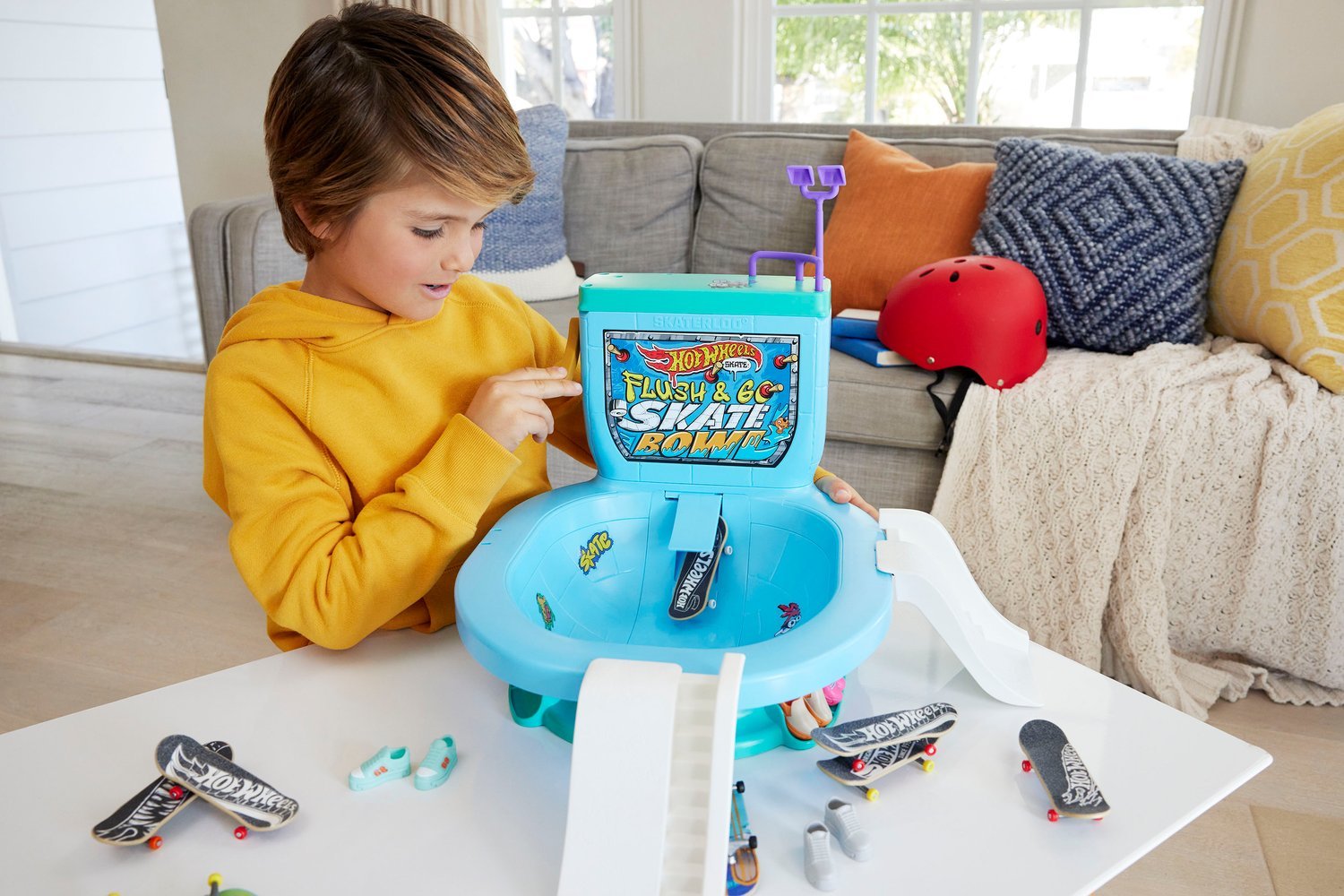 Hot Wheels Skate Flush&Go -Lekset