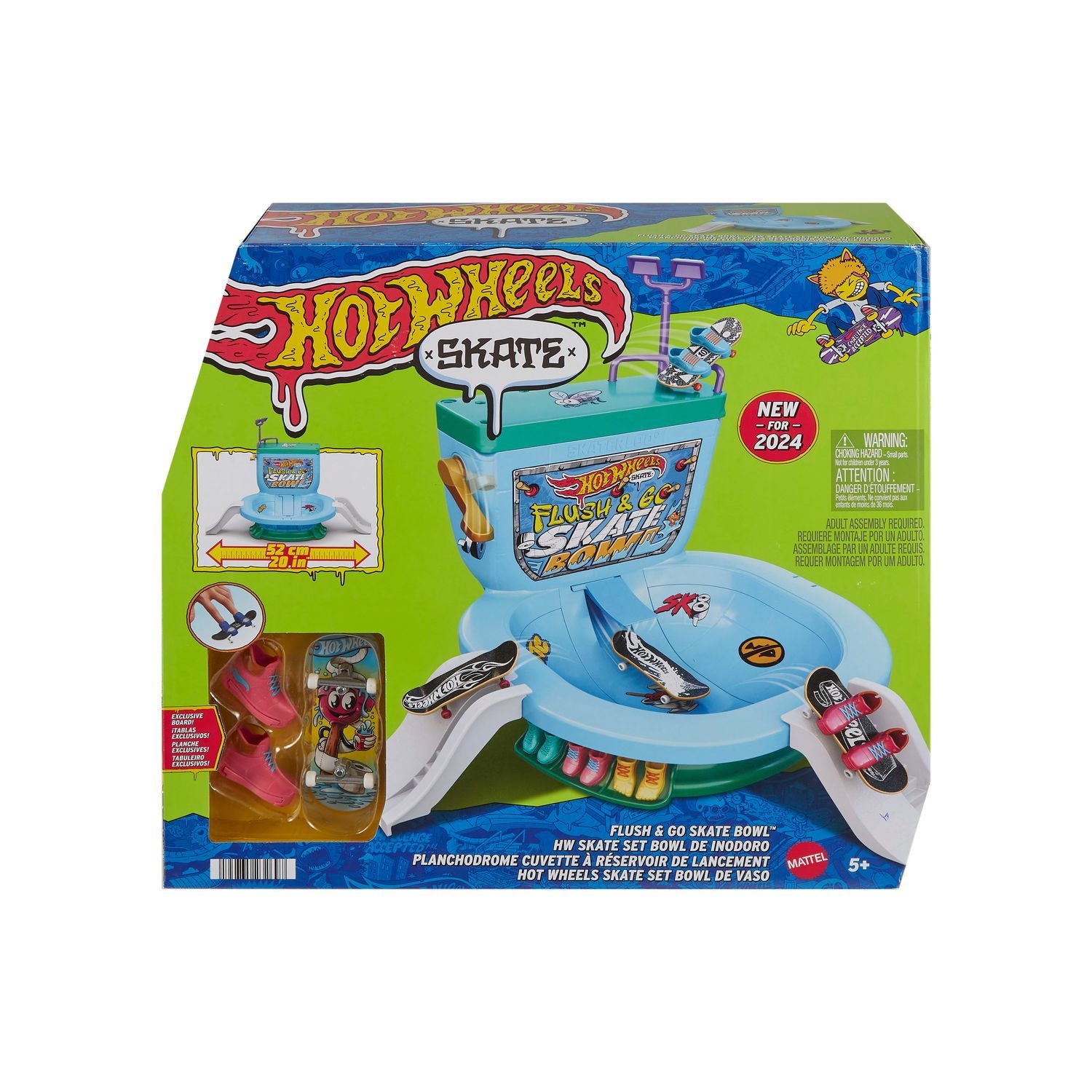 Hot Wheels Skate Flush&Go -Lekset