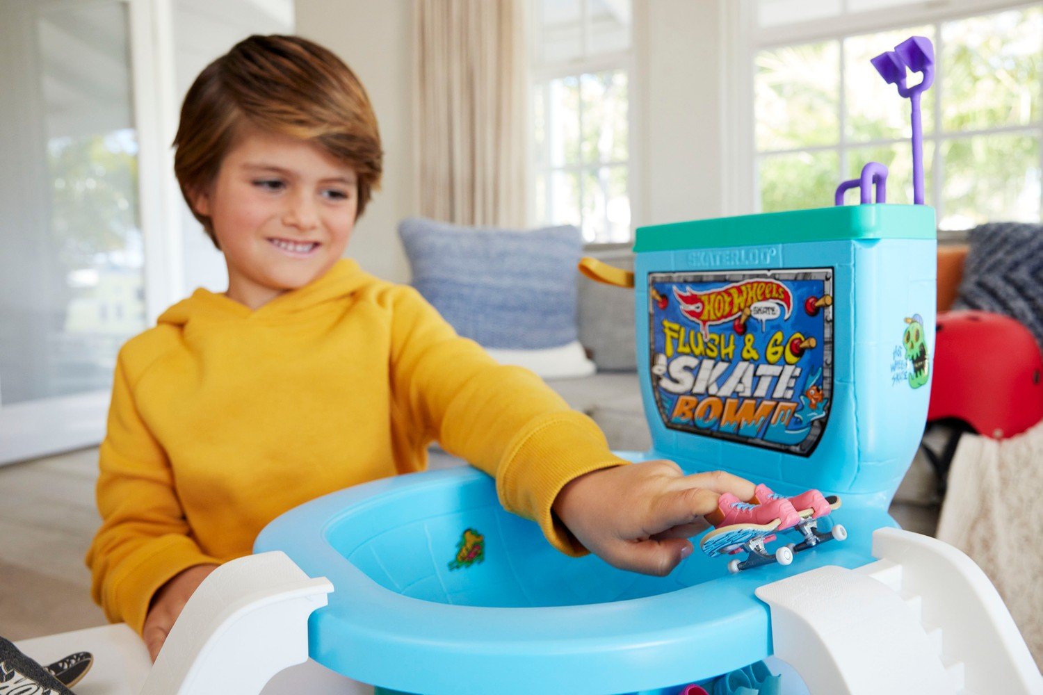 Hot Wheels Skate Flush&Go -Lekset