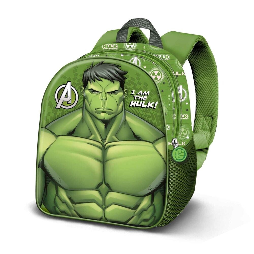 Hulk Rage 3D-ryggsäck, 31 cm, hållbar design för barn