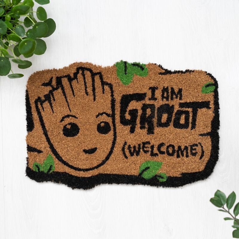 I Am Groot Dörrmatta, inomhus/utomhusbruk, slitstarkt material