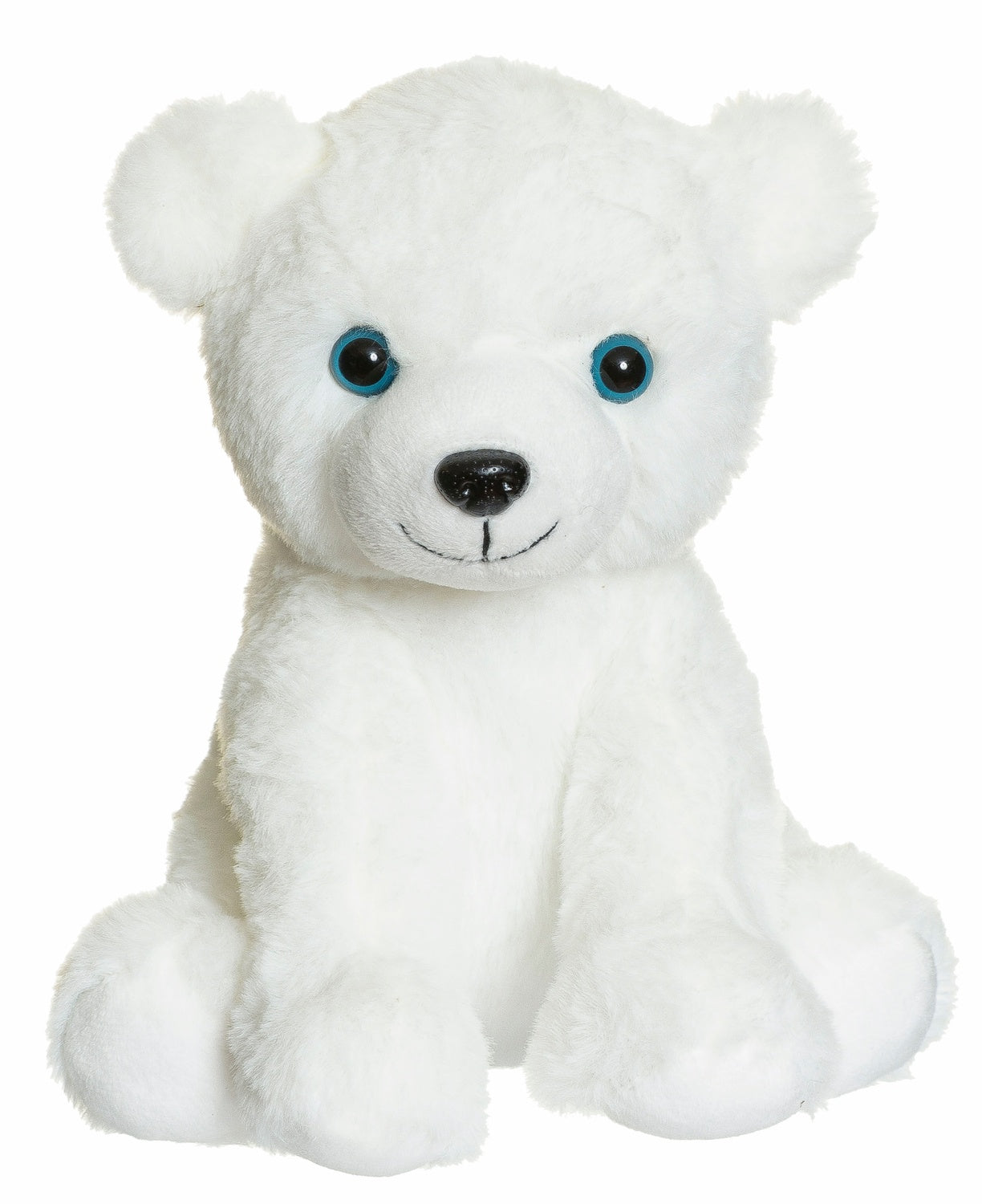 Isbjörns plyschleksak, 22 cm, maskintvättbar