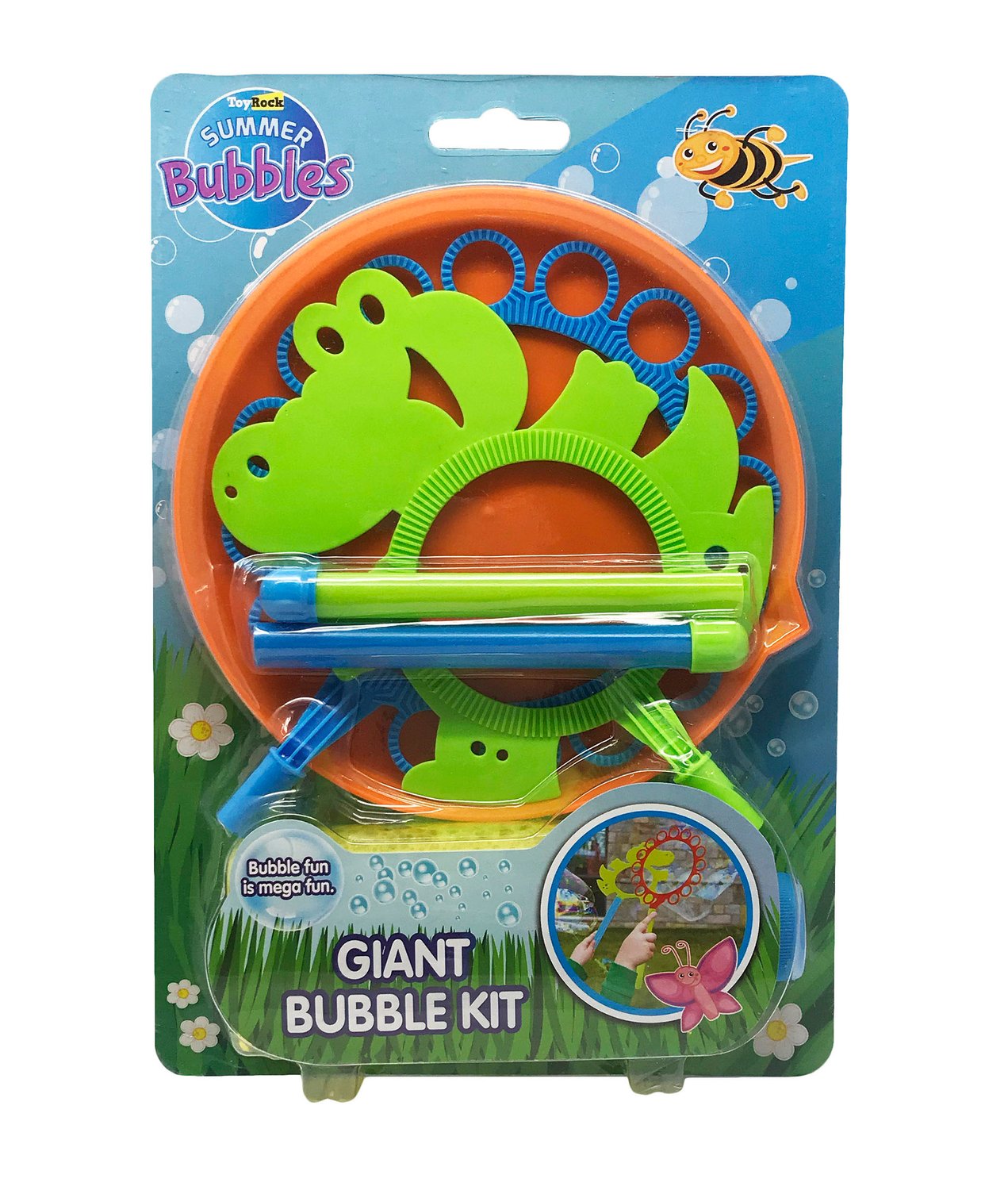 Jättebubbelstavset med vätska och skål