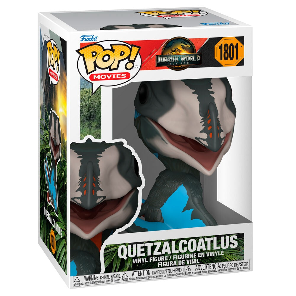 Jurassic World 5 Quetzalcoatlus figur, realistisk design, 12-tums
