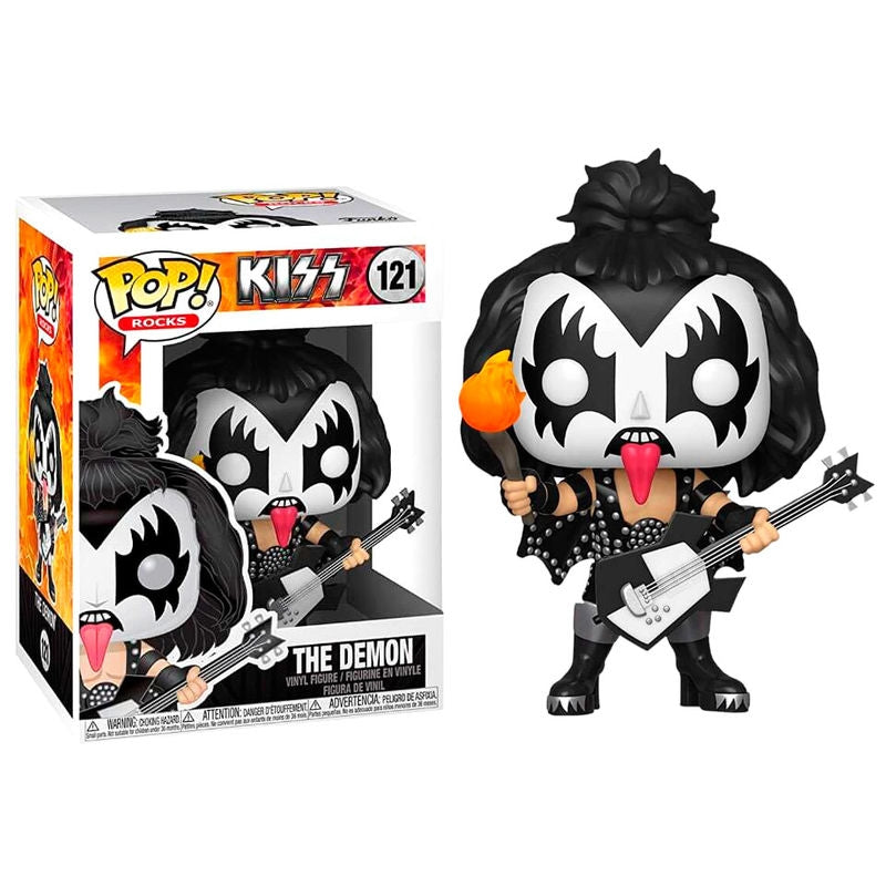 KISS The Demon Pop Figure - samlarbar vinylleksak, 4 tum