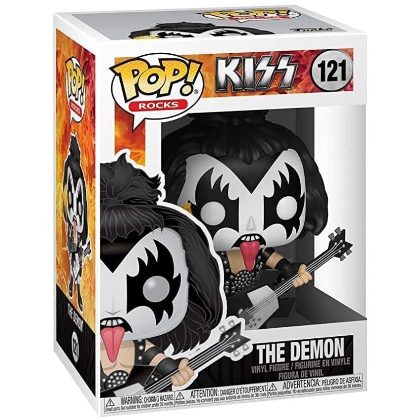 KISS The Demon Pop Figure - samlarbar vinylleksak, 4 tum